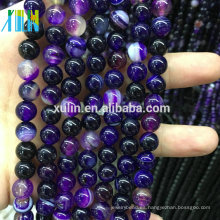 Venta al por mayor 4/6/8/10 / 12mm Natural Gems Stones Beads Jewelry Making Piedras Cuentas